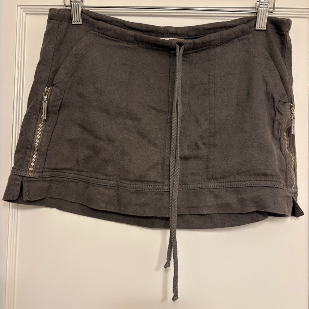 Hard Tail Gray Mini Skirt size small - Picture 4 of 6